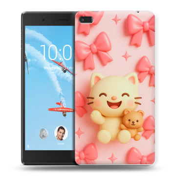 Силиконовый чехол на Lenovo Tab 4 7 Essential с принтом для девочек