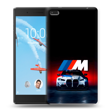 Силиконовый чехол на Lenovo Tab 4 7 Essential с принтом БМВ BMW Силиконовый чехол на Lenovo Tab 4 7 Essential с принтом БМВ BMW