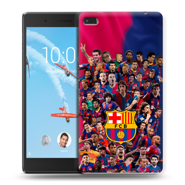 Силиконовый чехол на Lenovo Tab 4 7 Essential с принтом Барселона Barcelona