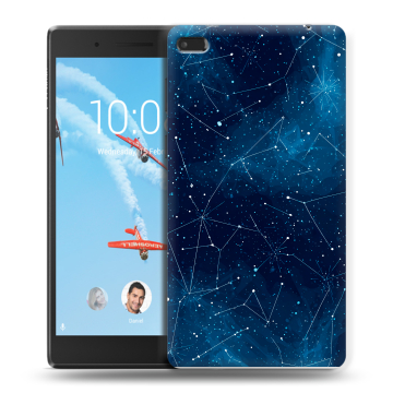 Силиконовый чехол на Lenovo Tab 4 7 Essential с принтом Космос звезды Силиконовый чехол на Lenovo Tab 4 7 Essential с принтом Космос звезды
