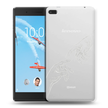 Силиконовый чехол на Lenovo Tab 4 7 Essential с принтом Сотворение мира Силиконовый чехол на Lenovo Tab 4 7 Essential с принтом Сотворение мира