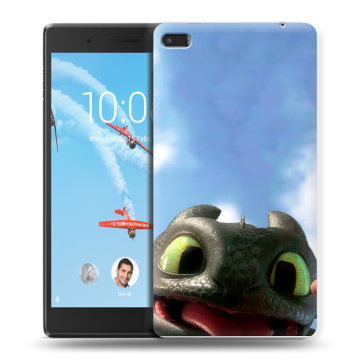 Силиконовый чехол на Lenovo Tab 4 7 Essential с принтом Как приручить дракона