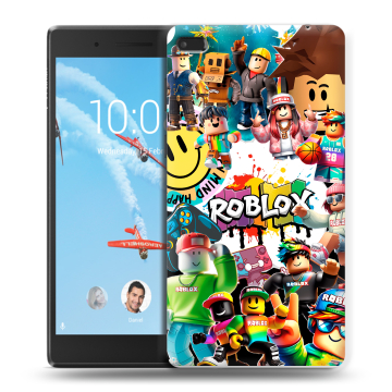 Силиконовый чехол на Lenovo Tab 4 7 Essential с принтом Roblox Роблокс Силиконовый чехол на Lenovo Tab 4 7 Essential с принтом Roblox Роблокс