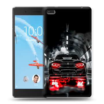 Силиконовый чехол на Lenovo Tab 4 7 Essential с принтом BMW БМВ Силиконовый чехол на Lenovo Tab 4 7 Essential с принтом BMW БМВ