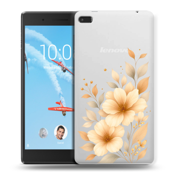 Силиконовый чехол на Lenovo Tab 4 7 Essential с принтом для девушки