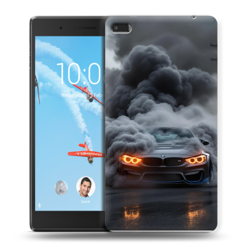 Силиконовый чехол на Lenovo Tab 4 7 Essential с принтом BMW БМВ Силиконовый чехол на Lenovo Tab 4 7 Essential с принтом BMW БМВ