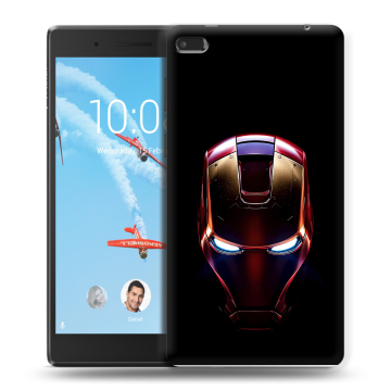 Силиконовый чехол на Lenovo Tab 4 7 Essential с принтом IronMan Железный человек