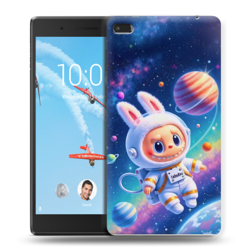 Силиконовый чехол на Lenovo Tab 4 7 Essential с принтом Labubu Лабубу