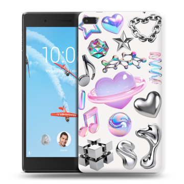 Силиконовый чехол на Lenovo Tab 4 7 Essential с принтом Y2K