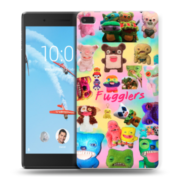 Силиконовый чехол на Lenovo Tab 4 7 Essential с принтом Флагер Fuggler