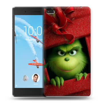 Силиконовый чехол на Lenovo Tab 4 7 Essential с принтом Новый год
