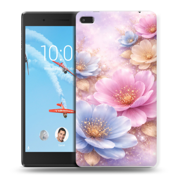Силиконовый чехол на Lenovo Tab 4 7 Essential с принтом женский