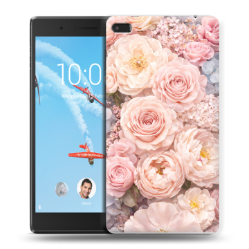 Силиконовый чехол на Lenovo Tab 4 7 Essential с принтом женский