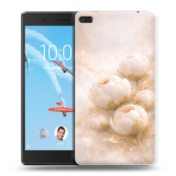 Силиконовый чехол на Lenovo Tab 4 7 Essential с принтом женский