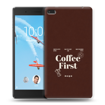 Силиконовый чехол на Lenovo Tab 4 7 Essential с принтом женский