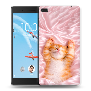 Силиконовый чехол на Lenovo Tab 4 7 Essential с принтом женский