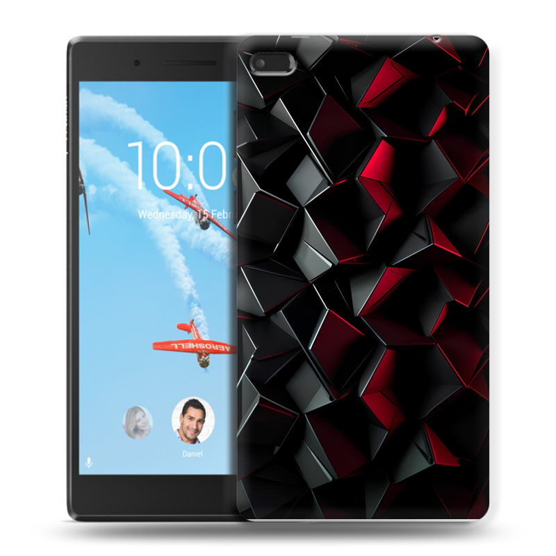 Силиконовый чехол на Lenovo Tab 4 7 Essential с принтом Абстракция Силиконовый чехол на Lenovo Tab 4 7 Essential с принтом Абстракция