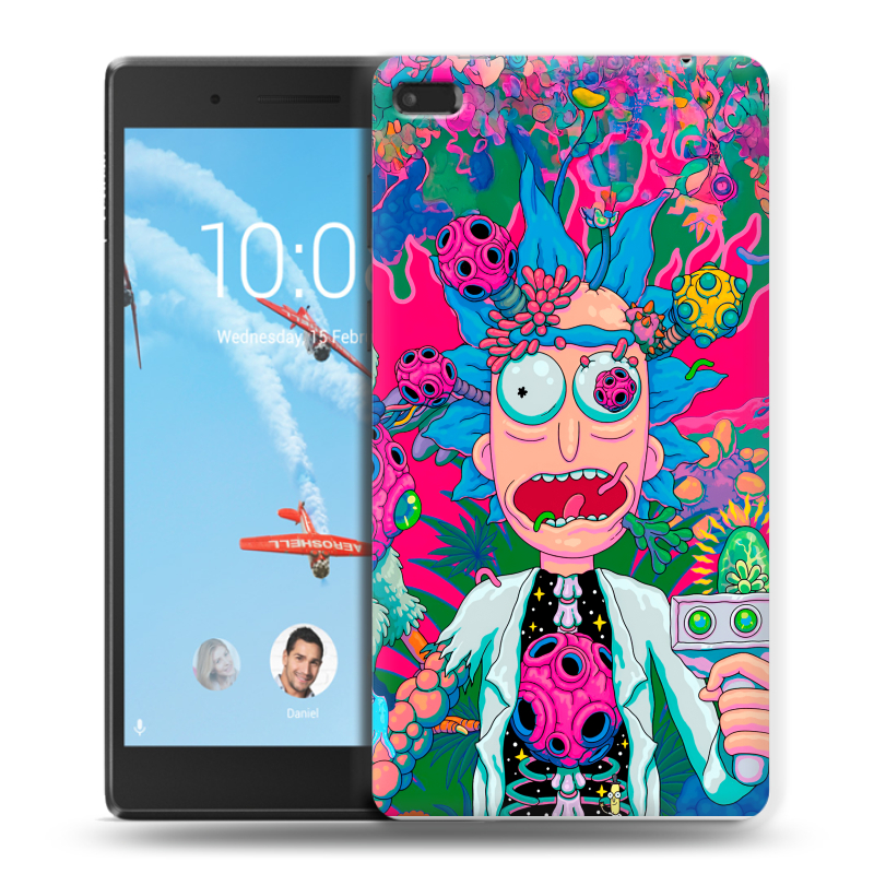 Силиконовый чехол на Lenovo Tab 4 7 Essential с принтом Рик и Морти Rick Morty Силиконовый чехол на Lenovo Tab 4 7 Essential с принтом Рик и Морти Rick Morty