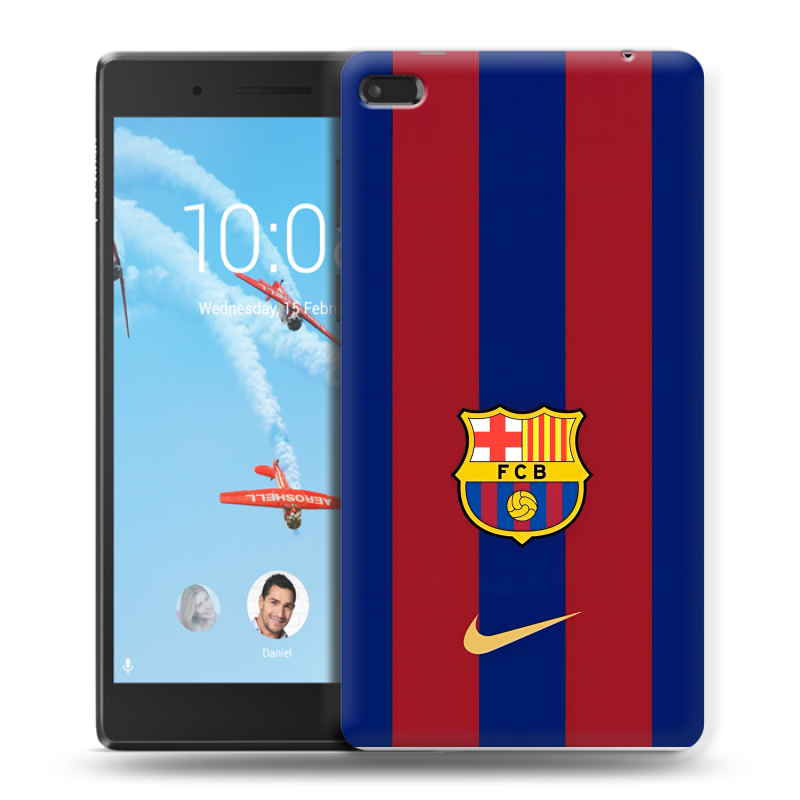 Силиконовый чехол на Lenovo Tab 4 7 Essential с принтом Барселона Barcelona Силиконовый чехол на Lenovo Tab 4 7 Essential с принтом Барселона Barcelona