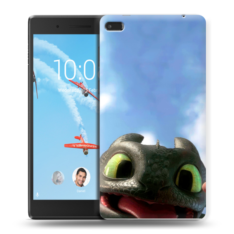 Силиконовый чехол на Lenovo Tab 4 7 Essential с принтом Как приручить дракона Силиконовый чехол на Lenovo Tab 4 7 Essential с принтом Как приручить дракона
