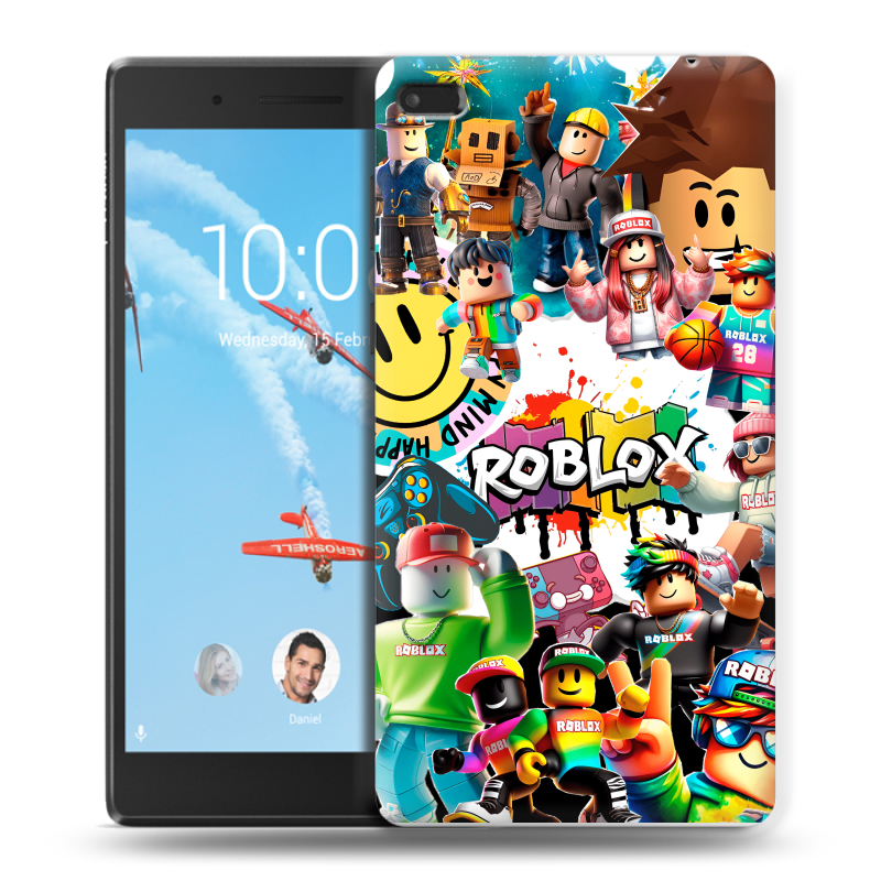 Силиконовый чехол на Lenovo Tab 4 7 Essential с принтом Roblox Роблокс Силиконовый чехол на Lenovo Tab 4 7 Essential с принтом Roblox Роблокс