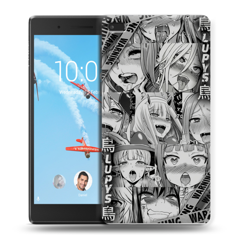 Силиконовый чехол на Lenovo Tab 4 7 Essential с принтом Ahegao Ахегао Аниме Силиконовый чехол на Lenovo Tab 4 7 Essential с принтом Ahegao Ахегао Аниме