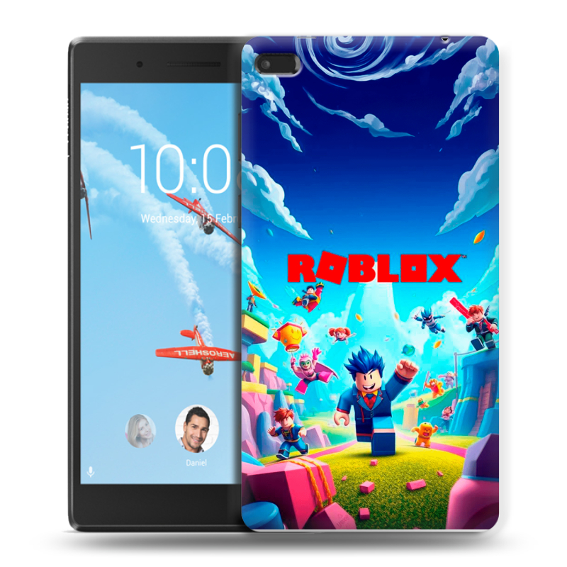 Силиконовый чехол на Lenovo Tab 4 7 Essential с принтом Roblox Роблокс Силиконовый чехол на Lenovo Tab 4 7 Essential с принтом Roblox Роблокс