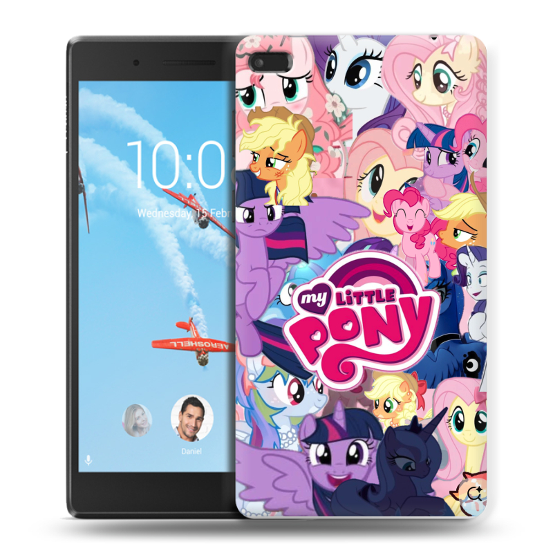 Силиконовый чехол на Lenovo Tab 4 7 Essential с принтом My little pony Дружба чудо Силиконовый чехол на Lenovo Tab 4 7 Essential с принтом My little pony Дружба чудо