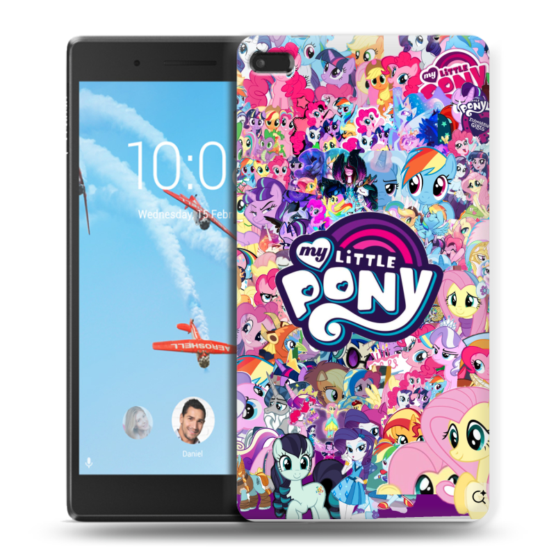 Силиконовый чехол на Lenovo Tab 4 7 Essential с принтом My little pony Дружба чудо Силиконовый чехол на Lenovo Tab 4 7 Essential с принтом My little pony Дружба чудо