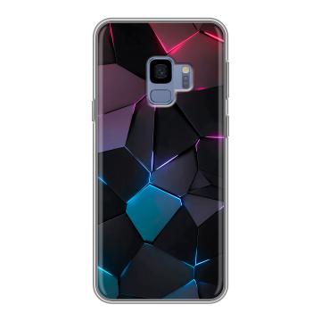 Силиконовый чехол на Samsung Galaxy S9 с принтом Геометрия неона Силиконовый чехол на Samsung Galaxy S9 с принтом Геометрия неона
