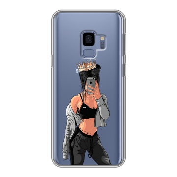 Силиконовый чехол на Samsung Galaxy S9 с принтом Женские принты Силиконовый чехол на Samsung Galaxy S9 с принтом Женские принты