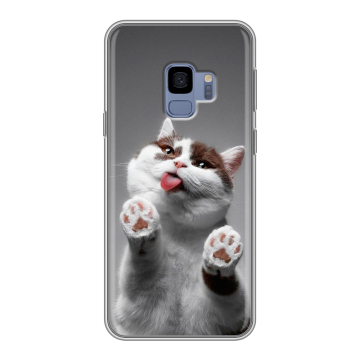 Силиконовый чехол на Samsung Galaxy S9 с принтом Коты Силиконовый чехол на Samsung Galaxy S9 с принтом Коты