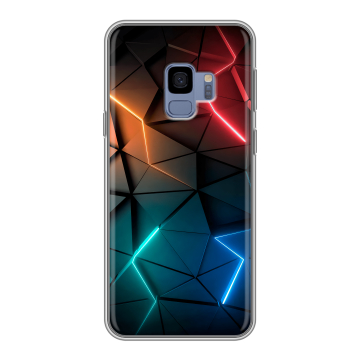 Силиконовый чехол на Samsung Galaxy S9 с принтом Абстракция неон Силиконовый чехол на Samsung Galaxy S9 с принтом Абстракция неон