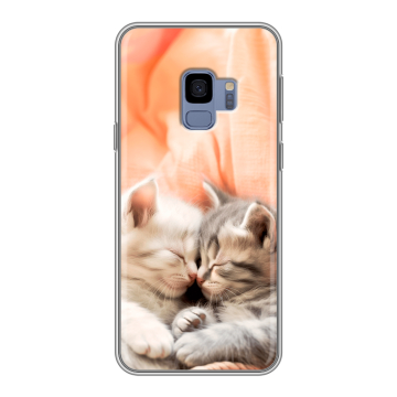 Силиконовый чехол на Samsung Galaxy S9 с принтом Котята Силиконовый чехол на Samsung Galaxy S9 с принтом Котята