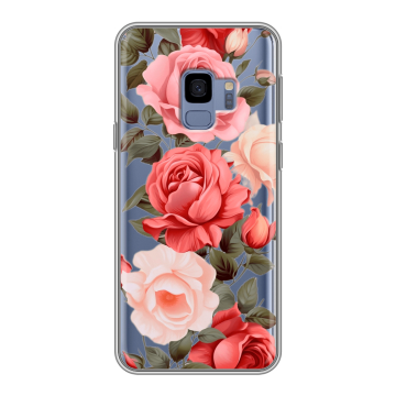 Силиконовый чехол на Samsung Galaxy S9 с принтом Розы Силиконовый чехол на Samsung Galaxy S9 с принтом Розы