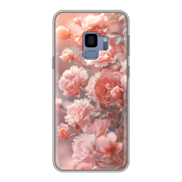 Силиконовый чехол на Samsung Galaxy S9 с принтом Розовые розы Силиконовый чехол на Samsung Galaxy S9 с принтом Розовые розы
