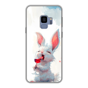 Силиконовый чехол на Samsung Galaxy S9 с принтом кролик зайчик Силиконовый чехол на Samsung Galaxy S9 с принтом кролик зайчик