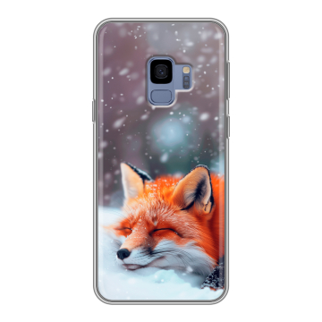 Силиконовый чехол на Samsung Galaxy S9 с принтом лиса Силиконовый чехол на Samsung Galaxy S9 с принтом лиса