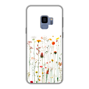 Силиконовый чехол на Samsung Galaxy S9 с принтом цветы Силиконовый чехол на Samsung Galaxy S9 с принтом цветы