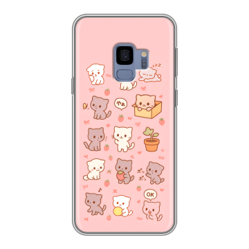 Силиконовый чехол на Samsung Galaxy S9 с принтом Hello Kitty Хелоу Кити Силиконовый чехол на Samsung Galaxy S9 с принтом Hello Kitty Хелоу Кити