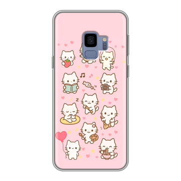 Силиконовый чехол на Samsung Galaxy S9 с принтом Hello Kitty Хелоу Кити Силиконовый чехол на Samsung Galaxy S9 с принтом Hello Kitty Хелоу Кити