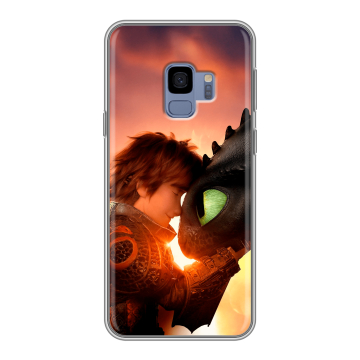 Силиконовый чехол на Samsung Galaxy S9 с принтом Как приручить дракона Силиконовый чехол на Samsung Galaxy S9 с принтом Как приручить дракона