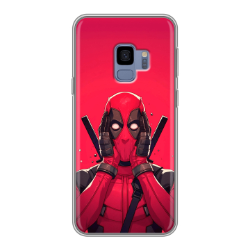 Силиконовый чехол на Samsung Galaxy S9 с принтом Дедпул Deadpool Силиконовый чехол на Samsung Galaxy S9 с принтом Дедпул Deadpool