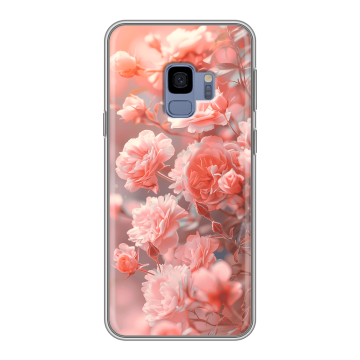 Силиконовый чехол на Samsung Galaxy S9 с принтом Розы цветы Силиконовый чехол на Samsung Galaxy S9 с принтом Розы цветы