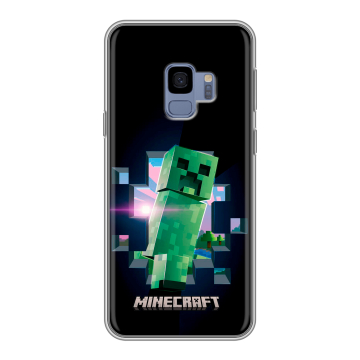 Силиконовый чехол на Samsung Galaxy S9 с принтом Майнкрафт Minecraft Силиконовый чехол на Samsung Galaxy S9 с принтом Майнкрафт Minecraft