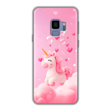 Силиконовый чехол на Samsung Galaxy S9 с принтом Единорог Силиконовый чехол на Samsung Galaxy S9 с принтом Единорог