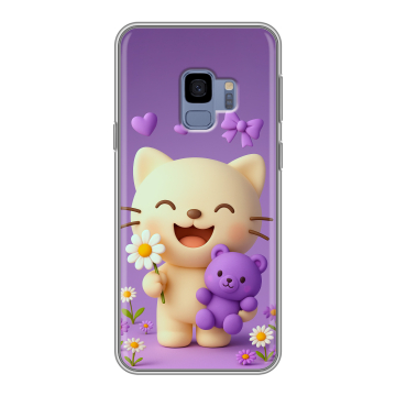 Силиконовый чехол на Samsung Galaxy S9 с принтом для девочек Силиконовый чехол на Samsung Galaxy S9 с принтом для девочек