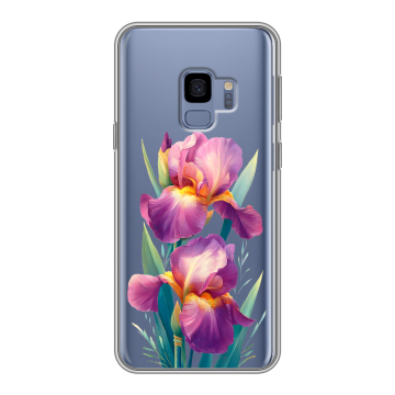 Силиконовый чехол на Samsung Galaxy S9 с принтом Цветы орхидеи Силиконовый чехол на Samsung Galaxy S9 с принтом Цветы орхидеи
