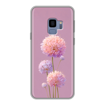 Силиконовый чехол на Samsung Galaxy S9 с принтом Цветы Силиконовый чехол на Samsung Galaxy S9 с принтом Цветы