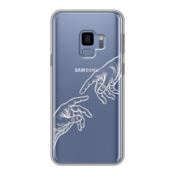 Силиконовый чехол на Samsung Galaxy S9 с принтом Сотворение мира Силиконовый чехол на Samsung Galaxy S9 с принтом Сотворение мира